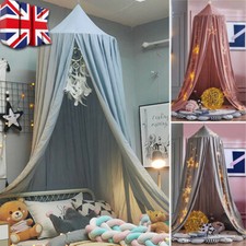 Kids Baby Bed Canopy Bedcover Mosquito Net Curtain Bedding Dome Tent Cotton
