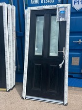 Brand New Composite Front Door - Black Front & White Inside 950 X 2060 Mm