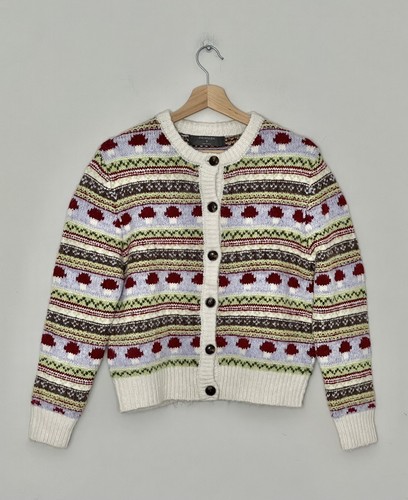 Bnwot mushroom fair isle knit - isle,