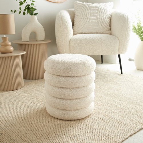 Lowen teddy round ottoman - lowen,