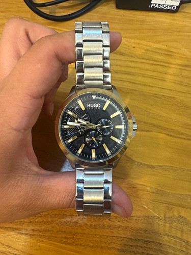 Hugo men black dial - hugo,