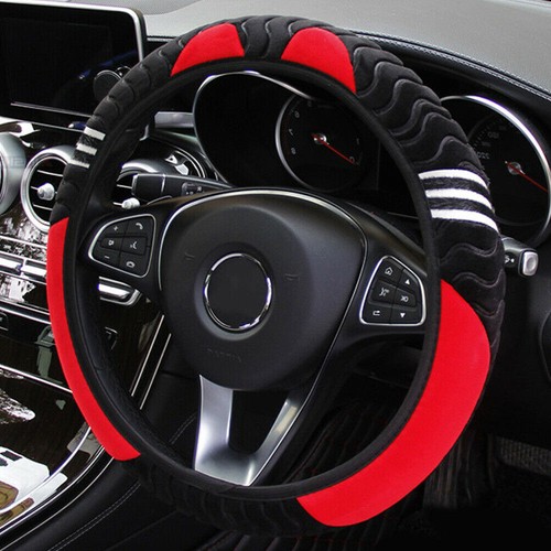 Red car steering wheel - steering,