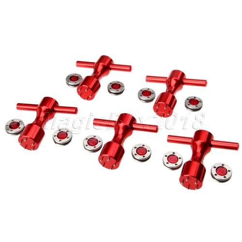 25g red golf putter - red, 2pcs