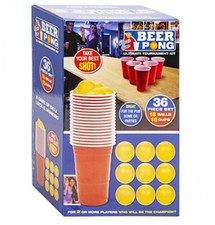 36 Piece Beer Pong Set  Cups