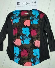 ANDY WARHOL / PEPE Pop Art Top - Size Small - Officially Licenced Warhol Product