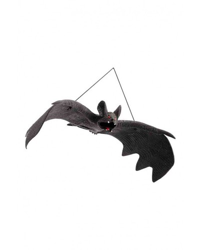 Halloween hanging rubber bat - halloween,