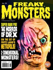 FREAKY MONSTERS 28! New! Like the original Famous Monsters Magazine only better!