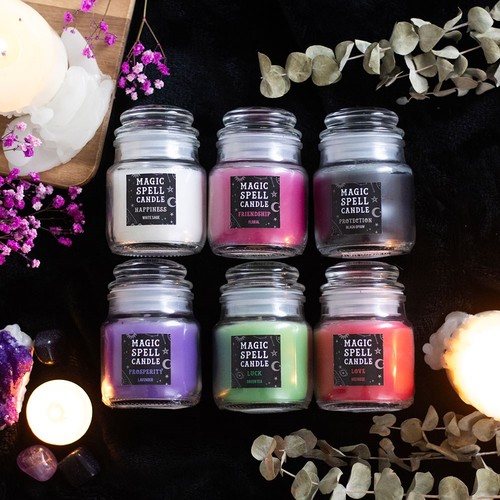 Magic spell candle jar gift - candle,