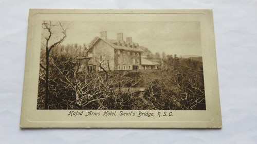 Postcard aberystwyth hafod - postcard, aberystwyth,