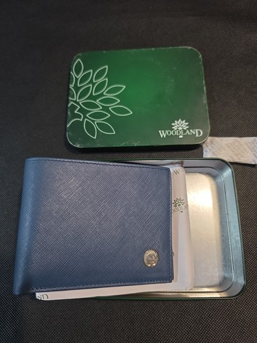 Woodland blue leather wallet - woodland,