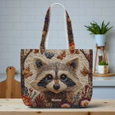 Personalized Raccoon Quilt