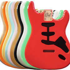 Strat guitar body - nitro,, poly