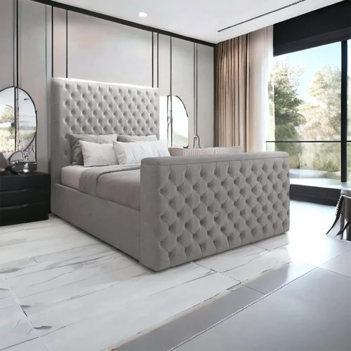 Maxy chesterfield bed - tv, frame