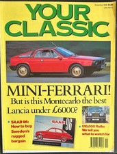 YOUR CLASSIC Nov 1990 LOTUS