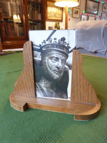 Vintage art deco wooden oak - vintage,