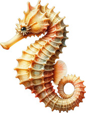 Spiney Seahorse Vinyl Sticker
