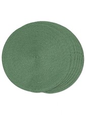Set of 6 Round Placemats Table
