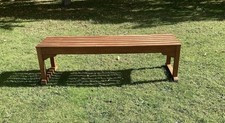 Barlow Tyrie Backless Teak Garden Patio Bench - 3 Available