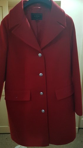 Lipsy red coat - size, 16