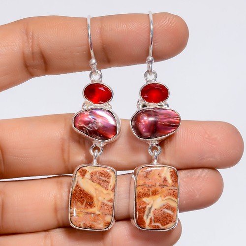Rosita jasper pearl gemstone - pearl,
