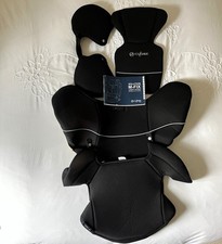 Cybex child's car seat, full set of replacement covers, black + user guide.