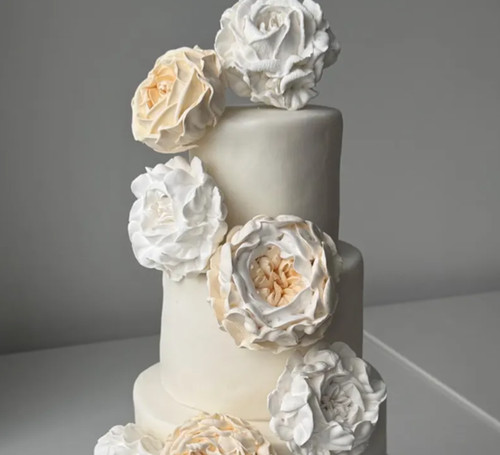 Marshmallow flowers wedding - marshmallow,