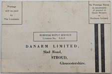 Vintage Danarm DD8F Chainsaw Guarantee Card, Amended To Suit The Rare 125