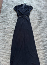 Jarlo Black Crepe  Fit & Flare