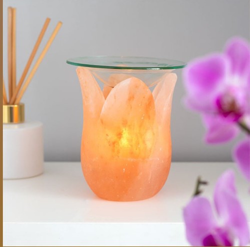 Himalayan salt tulip shaped - himalayan,