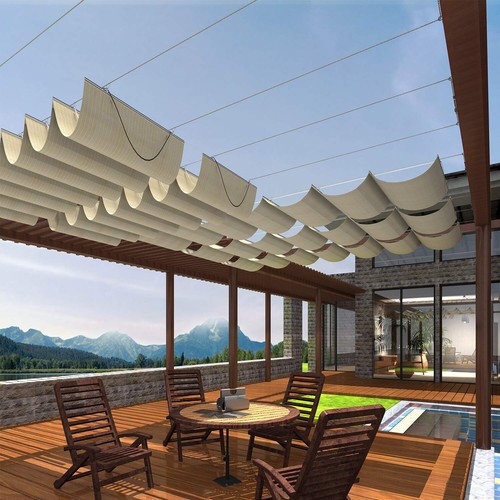 Retractable canopy cover - canopy,