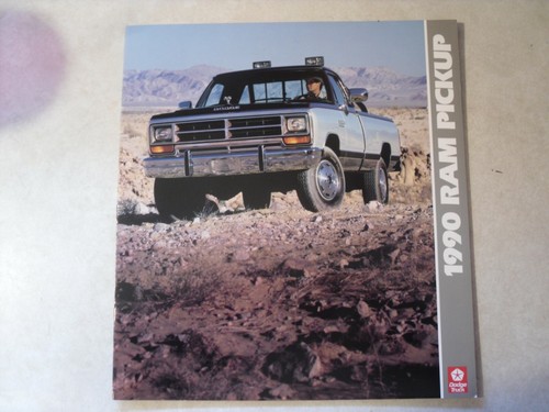 1990 ram pickup brochure nos - ram,