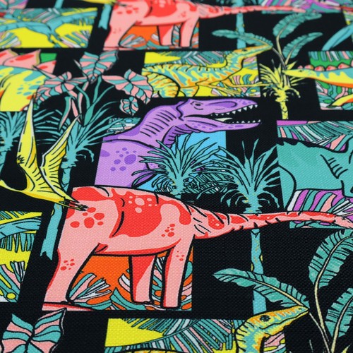 Neon dino upholstery - upholstery, fabric