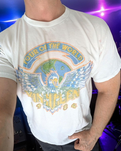 Men tshirt van halen 1984 - men's,