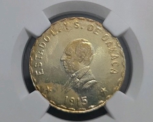 1915 mexico peso - 1, oaxaca