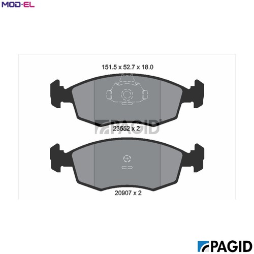 Brake pad set disc - brake,