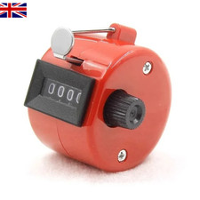 4-Digit Lap Counter Clicker Handheld Mechanical Number Click Counters Portable