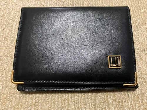 Dunhill bifold wallet black - wallet,