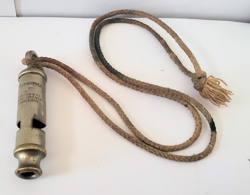 Antique police whistle - antique,