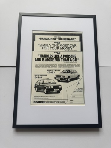 Framed skoda rapid 136 coupe - framed,