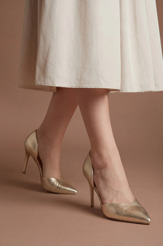 Coast gold court shoes womens - court,