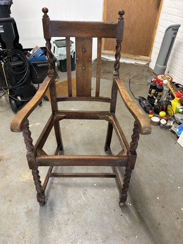Antique victorian oak barley - antique,