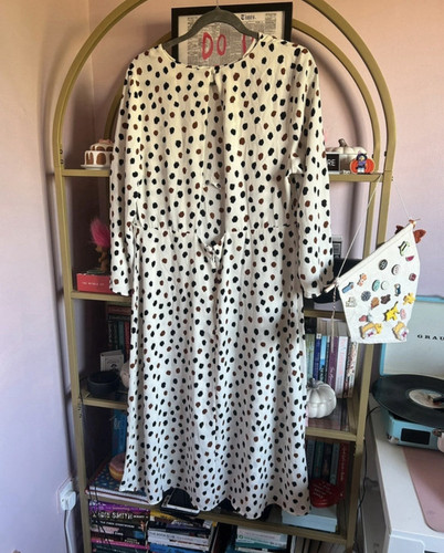 White polka dot fit - fit, &
