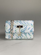 Handmade Blue Mint & White
