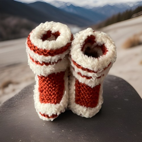 Hand knitted with - knitted, love