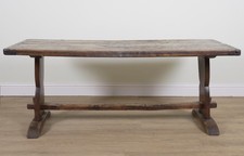 Cleated oak plank top - cleated,