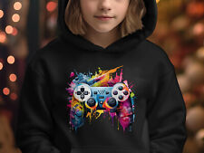 Gaming Hoody Kids Gamer Hooded Sweatshirt Boys Girls Pullover Game Sweater #5