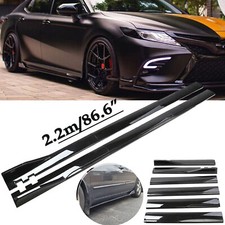 86.6'' Gloss Black Side Skirts