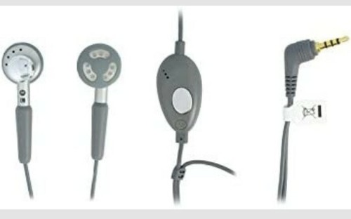 Grey motorola 5mm headset - motorola, 2.5mm