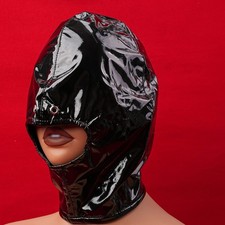 M/L Wet Look Bondage Hood Head