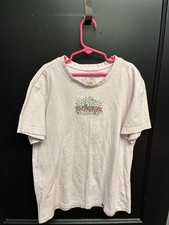 Girls Adidas Daisy Light Pink Tee - Size S (5)